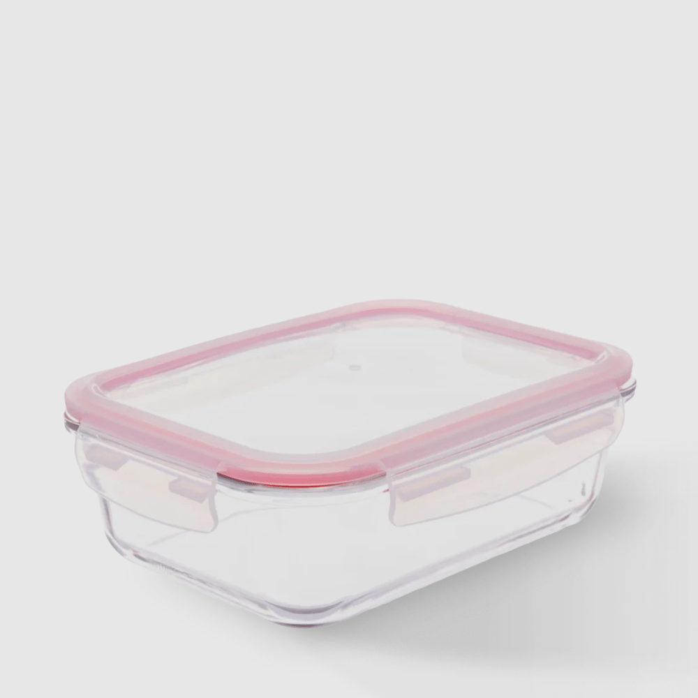 imagem de Pote de Vidro Tampa Hermetica Retang 1,5 Litros