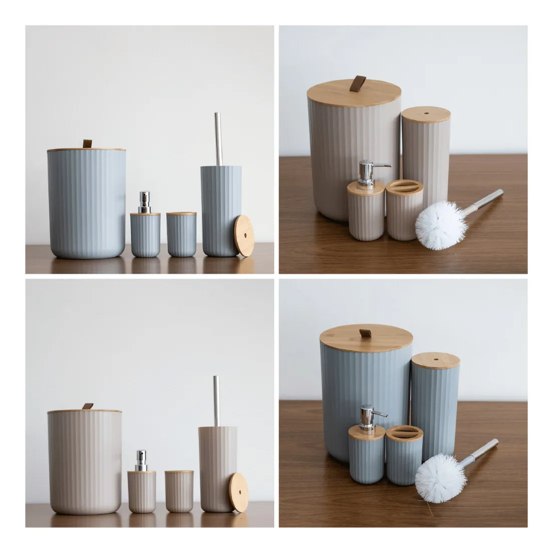 imagem de Kit de Banheiro Com 4 Pecas