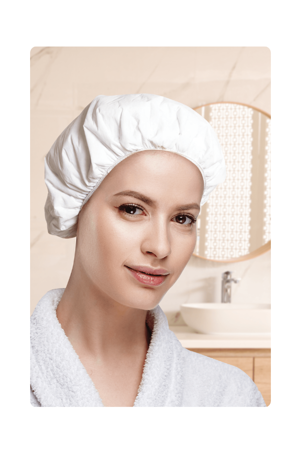 imagem de Touca Metalizada Termica Com Manta