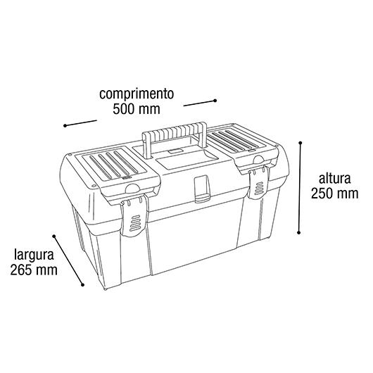 imagem de Maleta de Ferrramentas Granite Pro 19