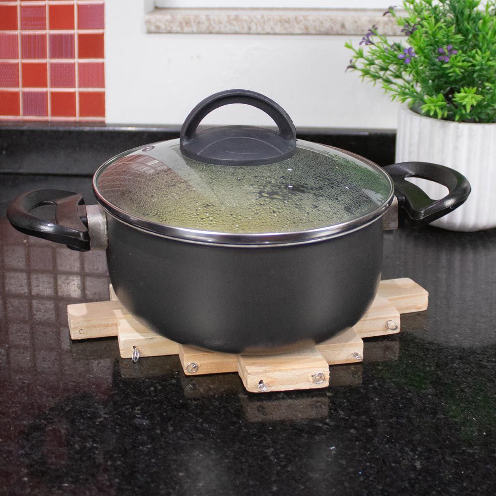 imagem de Esteira de Madeira Com 3 Pecas