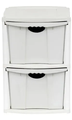 imagem de Gaveteiro Com 2 Gavetas Gigantes Gv41 Branca