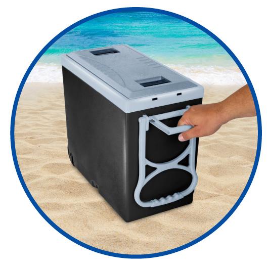 imagem de Caixa Termica 32 Litros Preto e Cinza