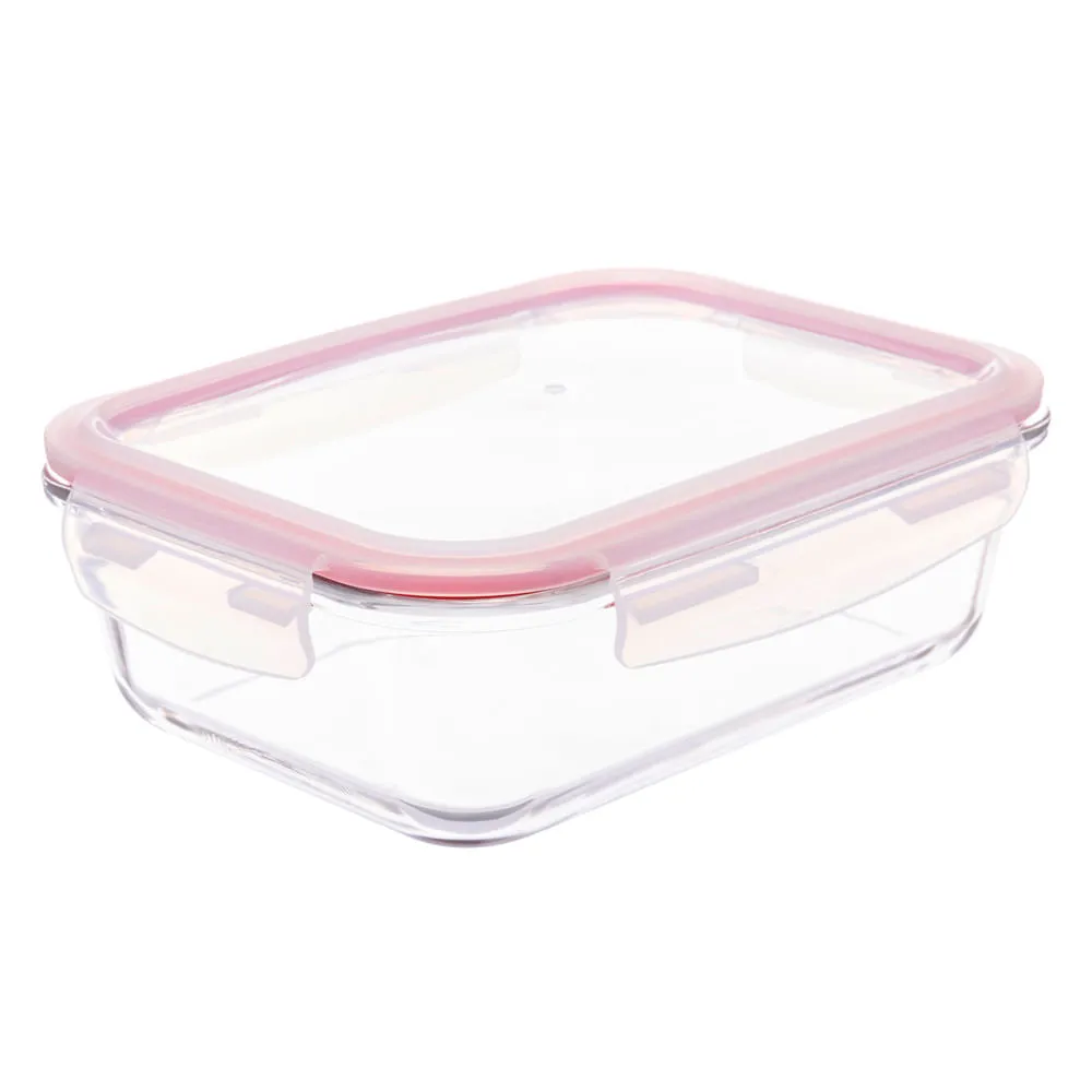 imagem de Pote de Vidro Tampa Hermetica Retang 1,5 Litros