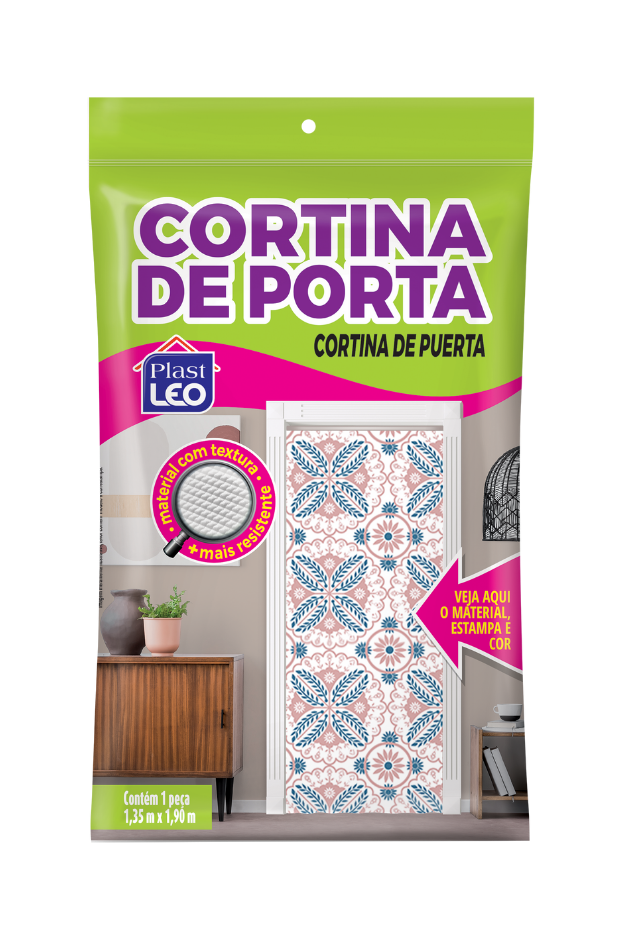imagem de Cortina de Porta Polietileno 1,35x90 Cm