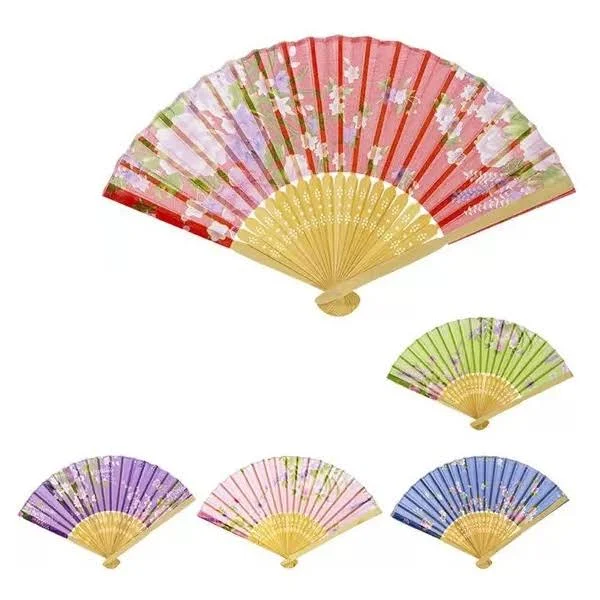 imagem de Leque de Madeira Color