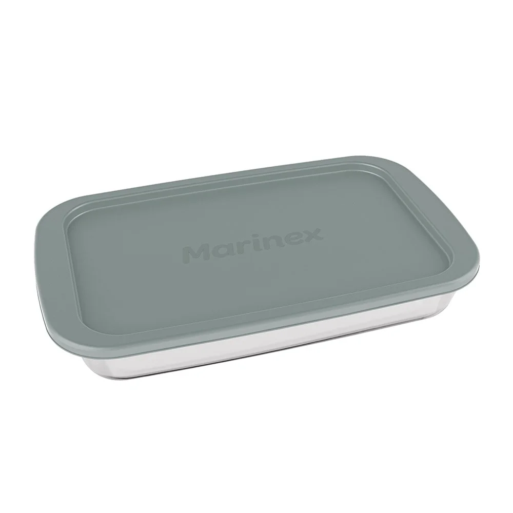 imagem de Assadeira Marinex Retangular Com Tampa 2,2 Litros