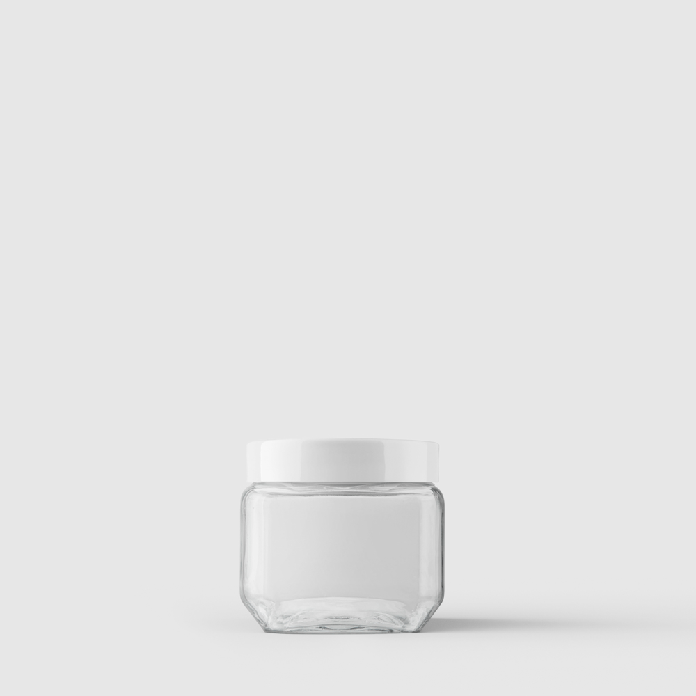 imagem de Pote de Vidro Quadrado 800 Ml