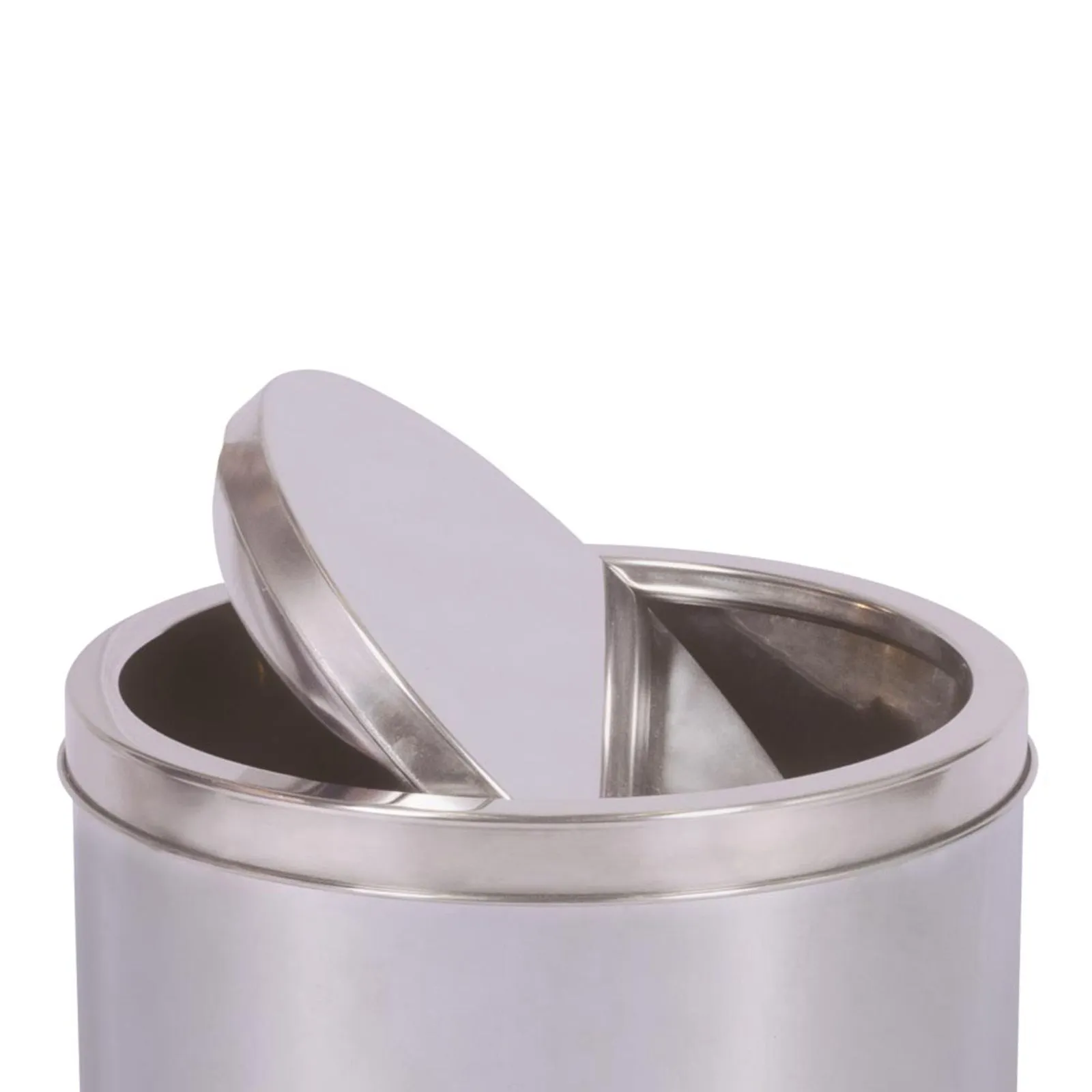 imagem de Lixeira Basculante 12 Litros Inox