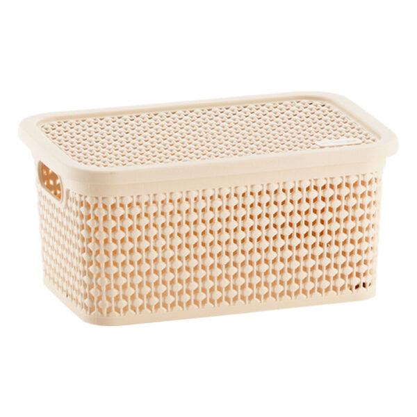 imagem de Caixa Organizadora Rattan 40 Litros Areia