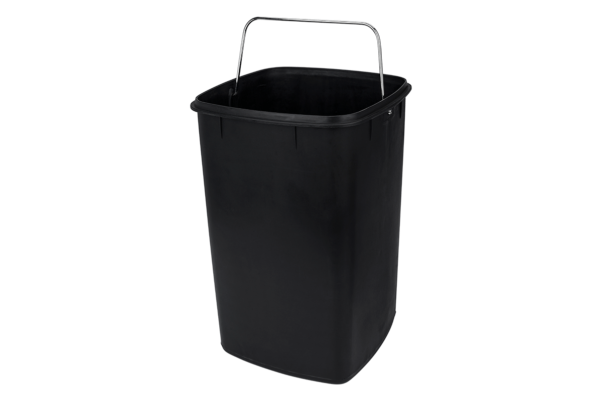 imagem de Lixeira Com Pedal Frame 6 Litros Inox Escovado