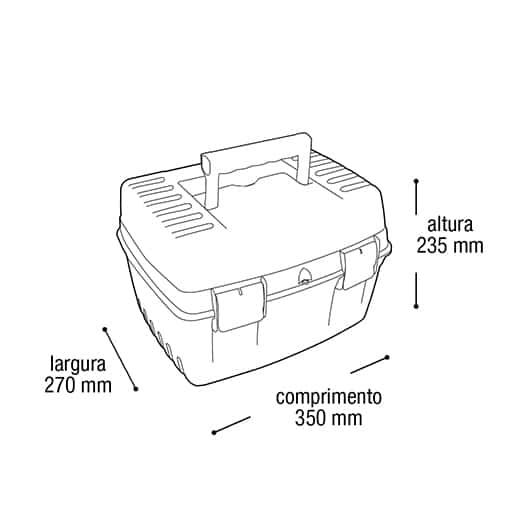 imagem de Maleta de Ferramentas New Box 2030 14" Preta