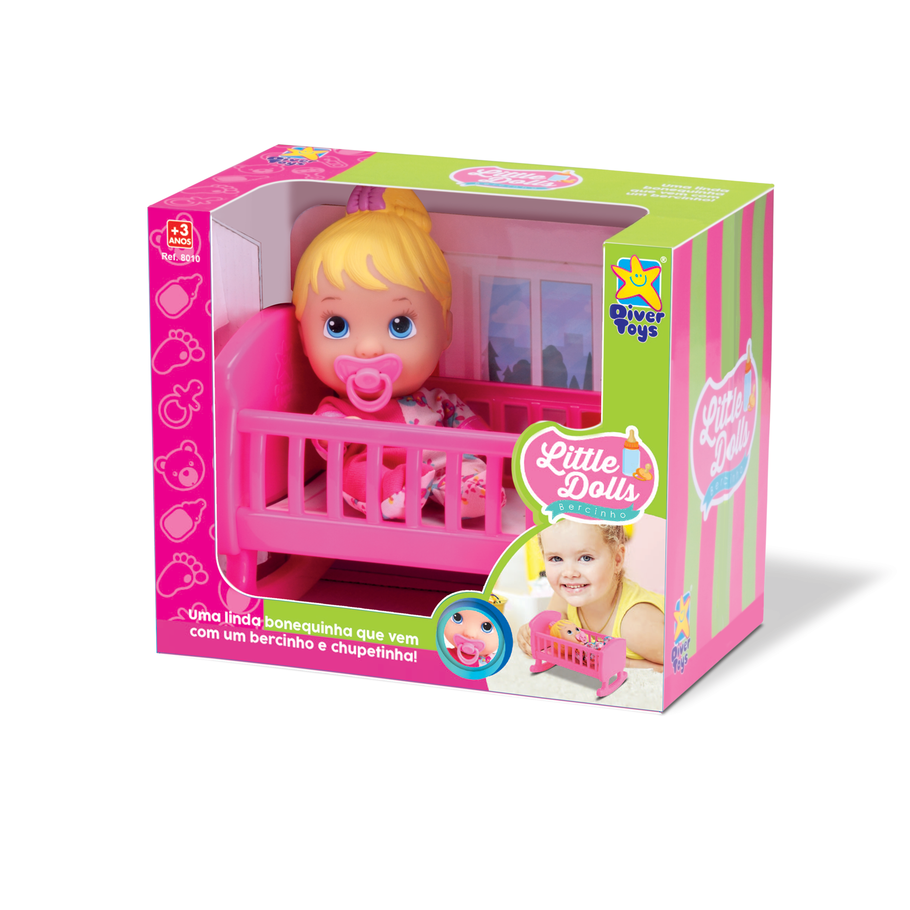 imagem de Boneca Bercinho Little Dolls