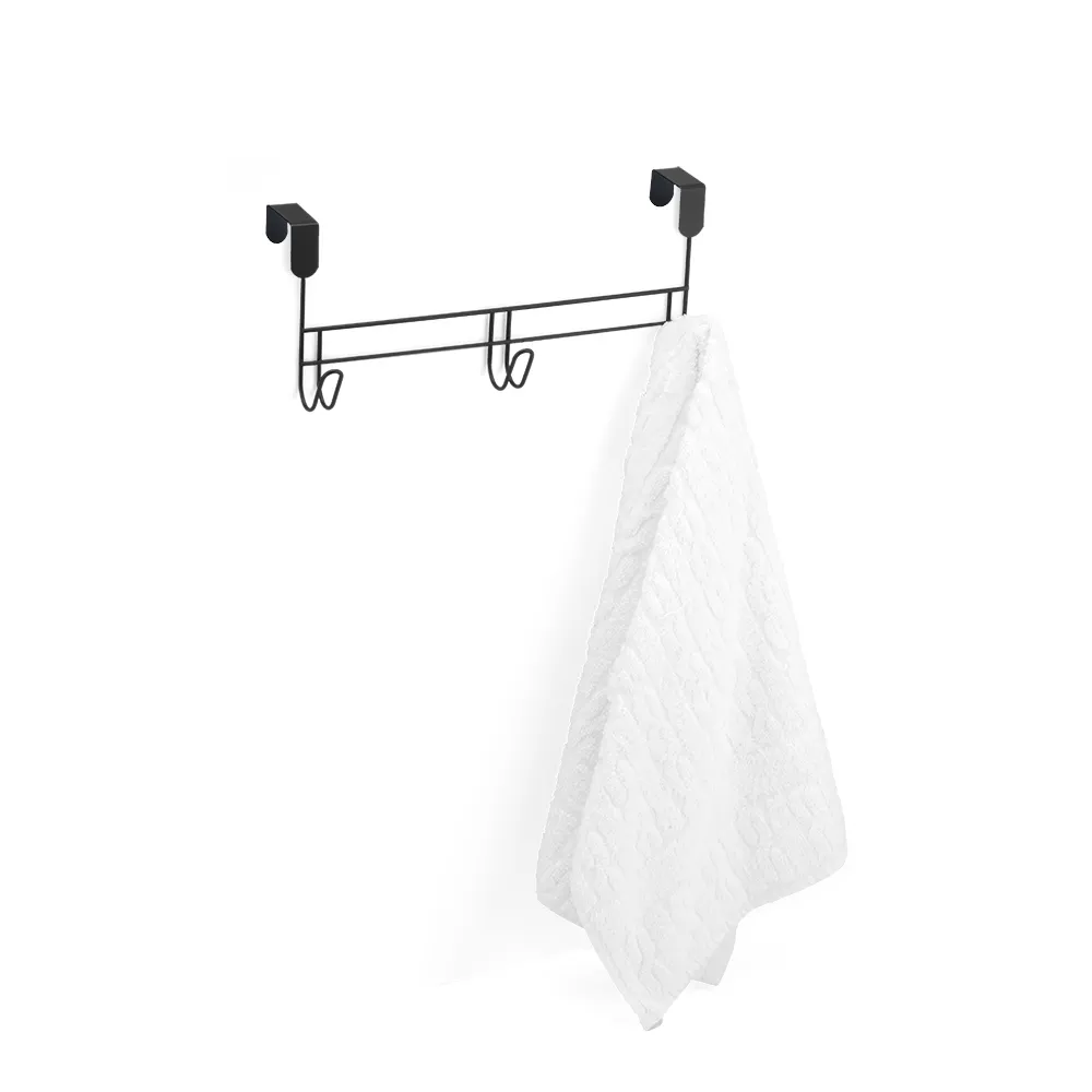 imagem de Suporte Para Porta Com 3 Ganchos Linha Black Life