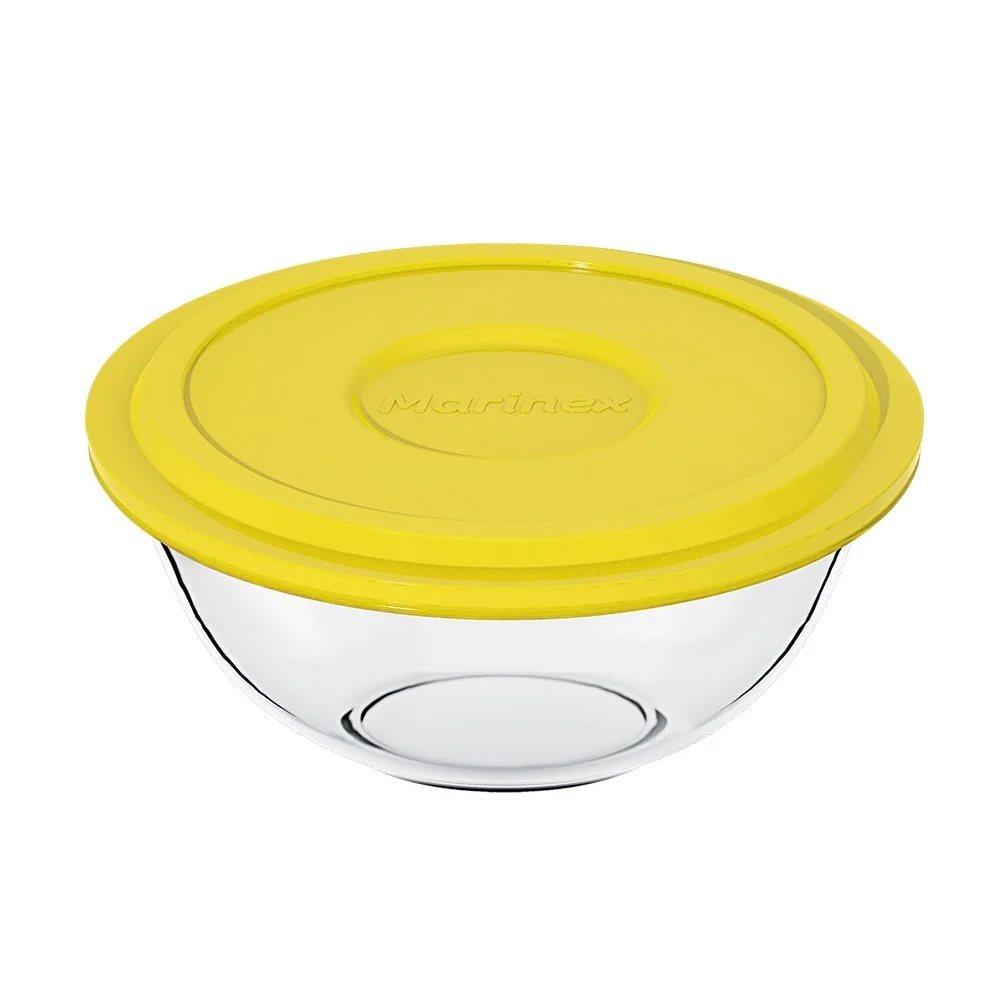 imagem de Tigela Plus Marinex Redonda Com Tampa 3 Litros
