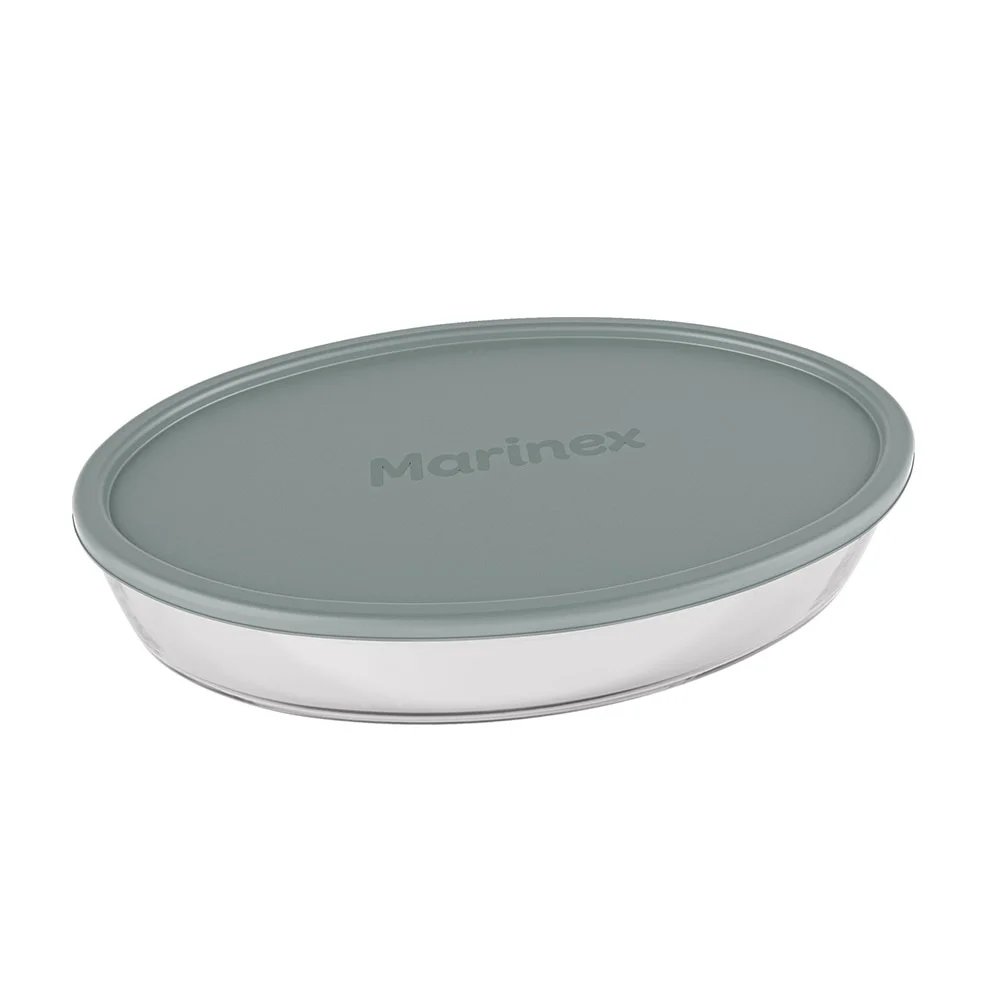 imagem de Assadeira Marinex Oval Com Tampa 2,4 Litros