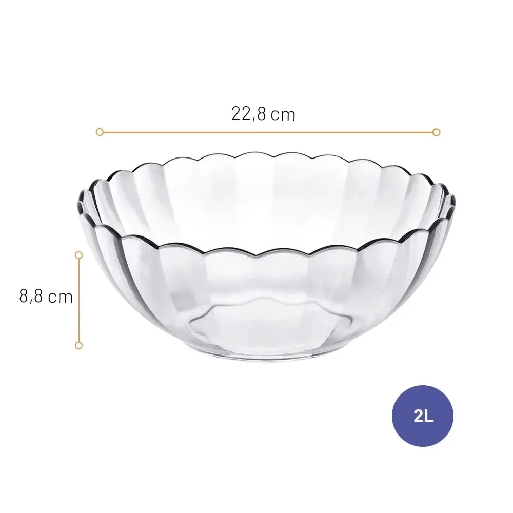 imagem de Tigela Bella Marinex Redonda 2 Litros