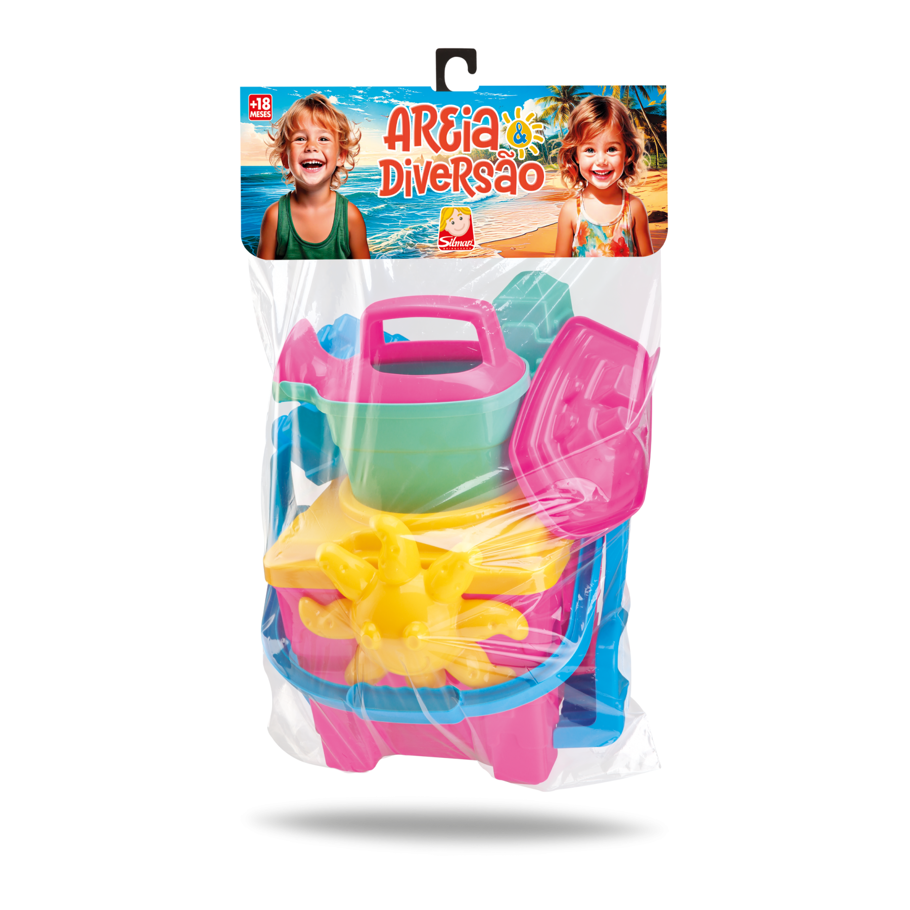 imagem de Balde de Praia Com Brinquedos