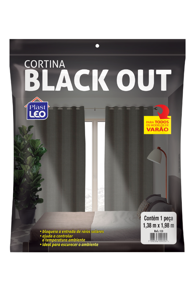 imagem de Cortina Black Out Corta Luz 2,76x1,98 Metros
