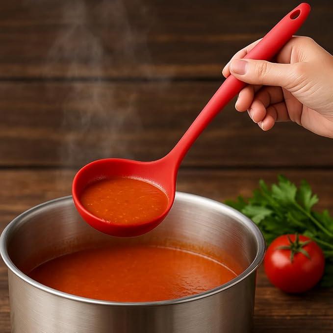 imagem de Concha de Silicone 28 Cm Vermelho