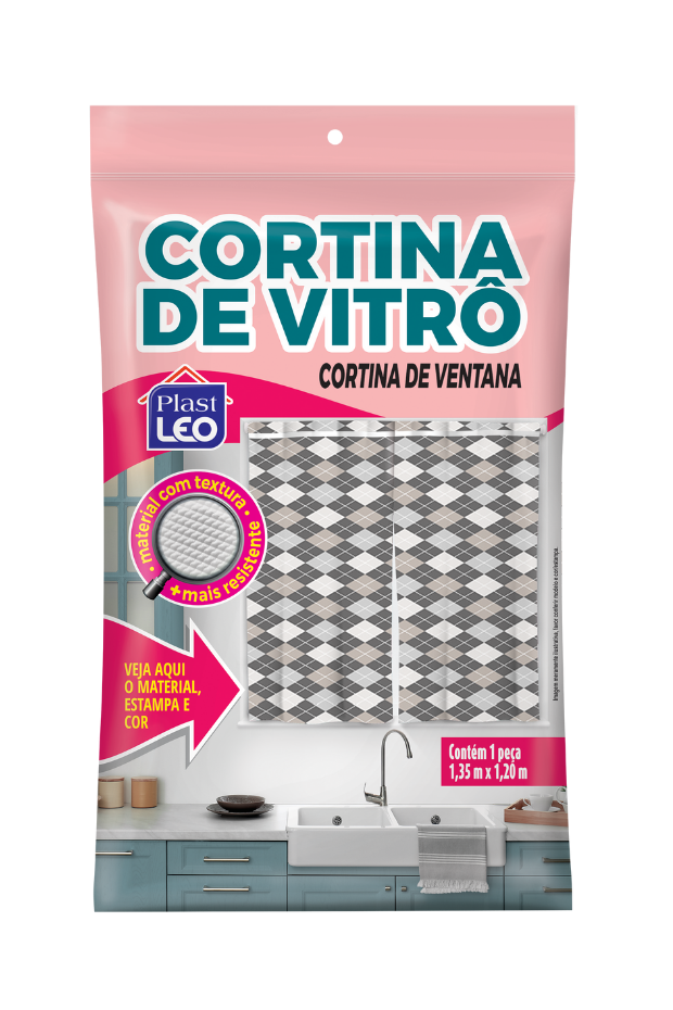 imagem de Cortina de Vitro Polietileno 1,35x1,20 Cm