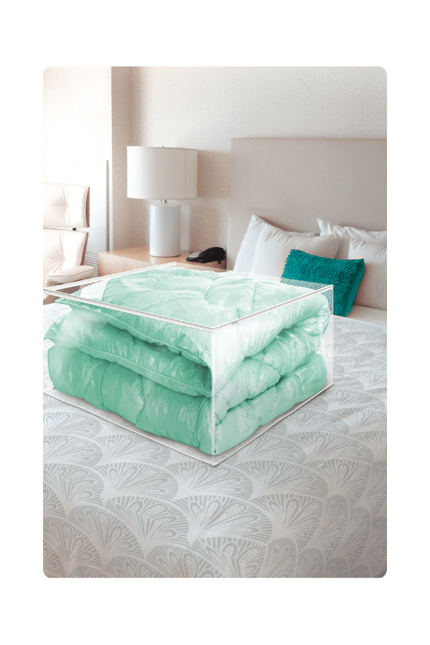 imagem de Organizador Grande PVC Cristal 62x48x27 cm