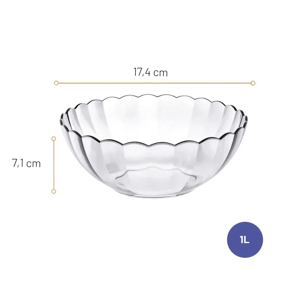 imagem de Tigela Bella Marinex Redonda 1 Litro