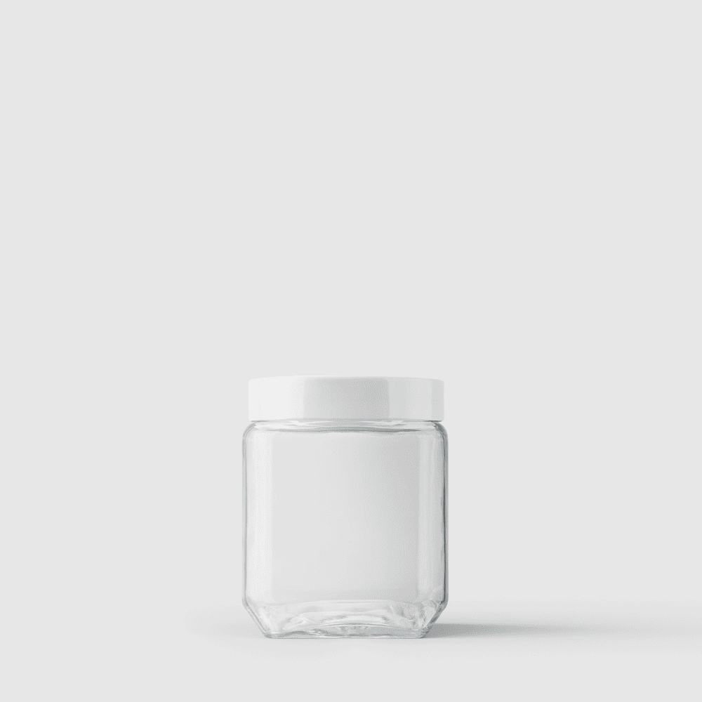 imagem de Pote de Vidro Quadrado 1,2 Litros