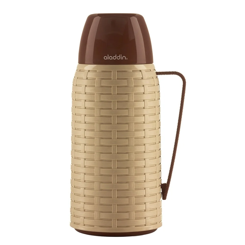imagem de Garrafa Termica Rattan 1 Litro Caramelo