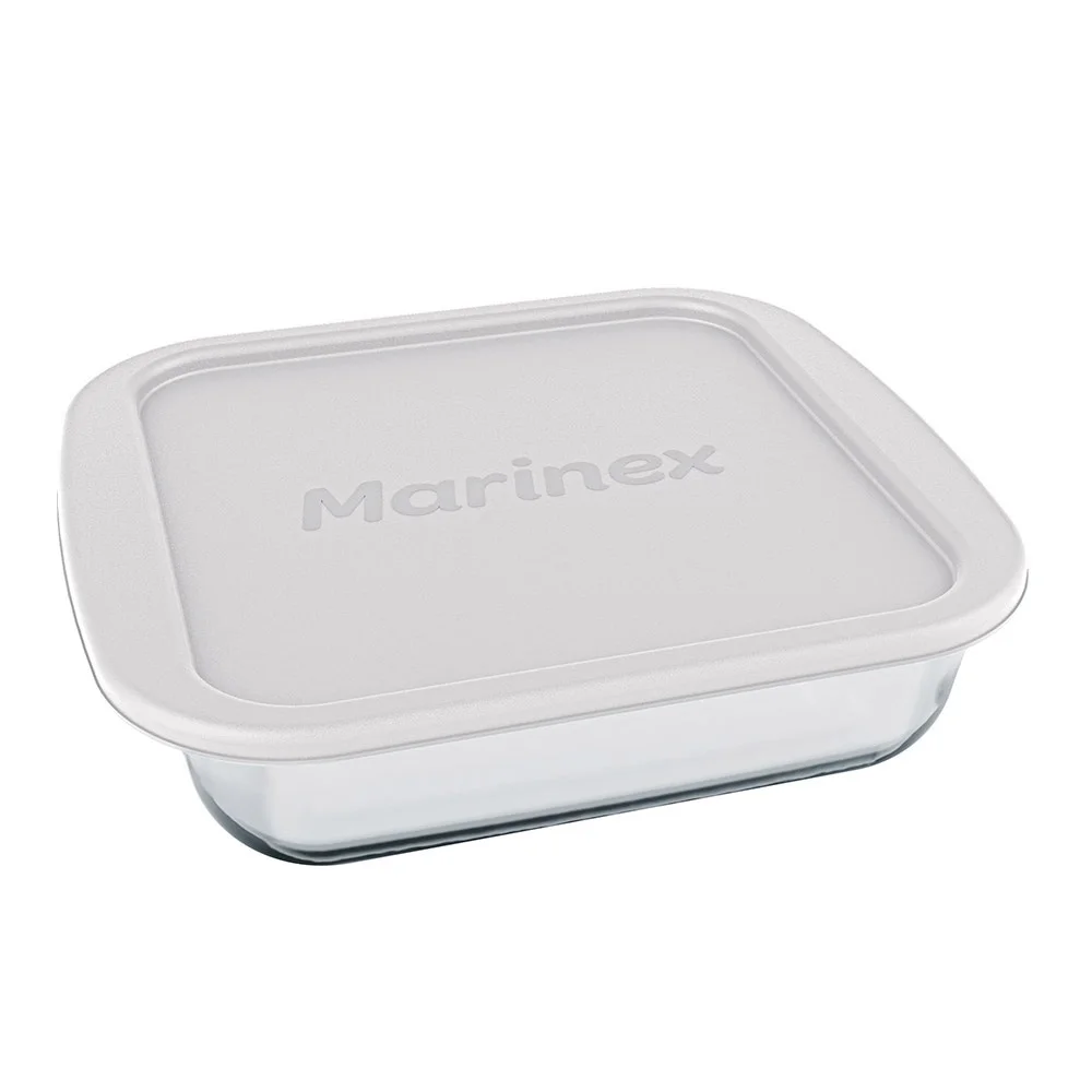 imagem de Assadeira Marinex Quadrada Com Tampa 1,8 Litros