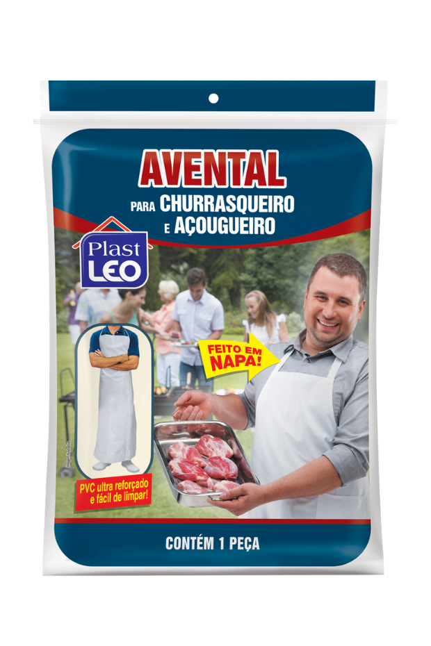 imagem de Avental Para Acougueiro/churrasqueiro Napa Branco