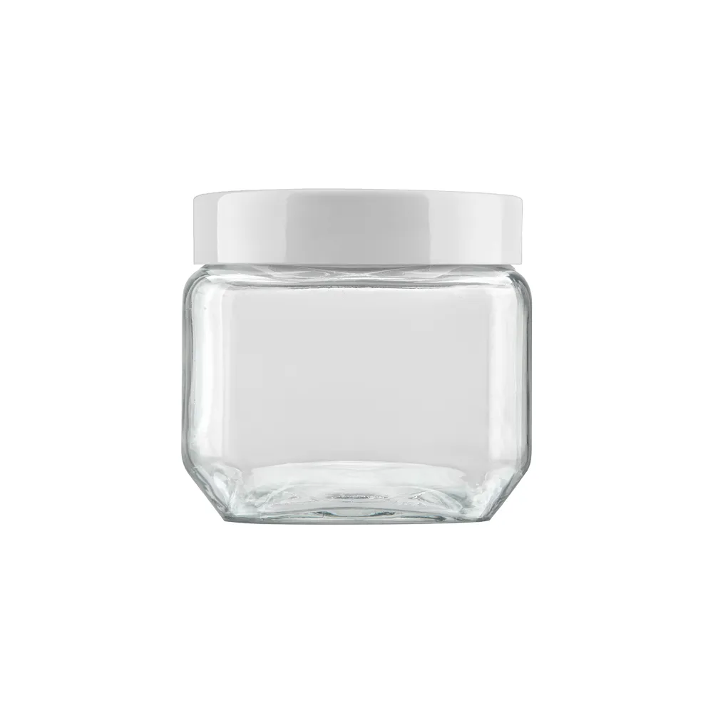 imagem de Pote de Vidro Quadrado 800 Ml