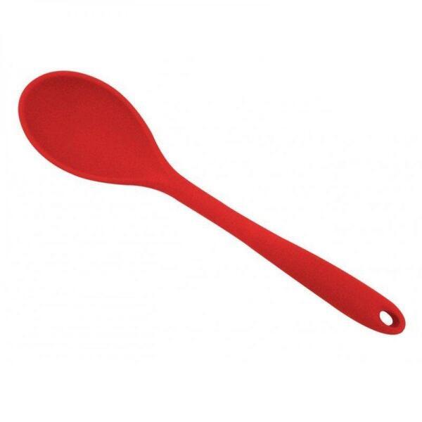 imagem de Colher de Servir Silicone Inteirico 28 Cm Vermelho