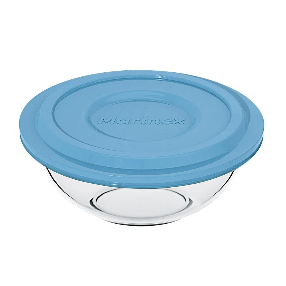 imagem de Tigela Plus Marinex Redonda Com Tampa 500 Ml