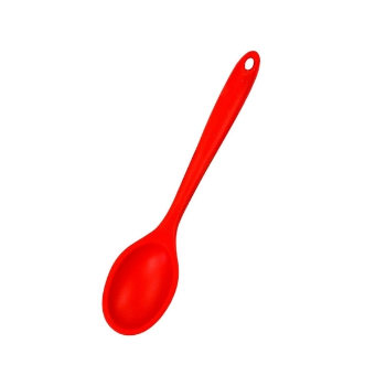 imagem de Colher de Servir Silicone Inteirico 28 Cm Vermelho