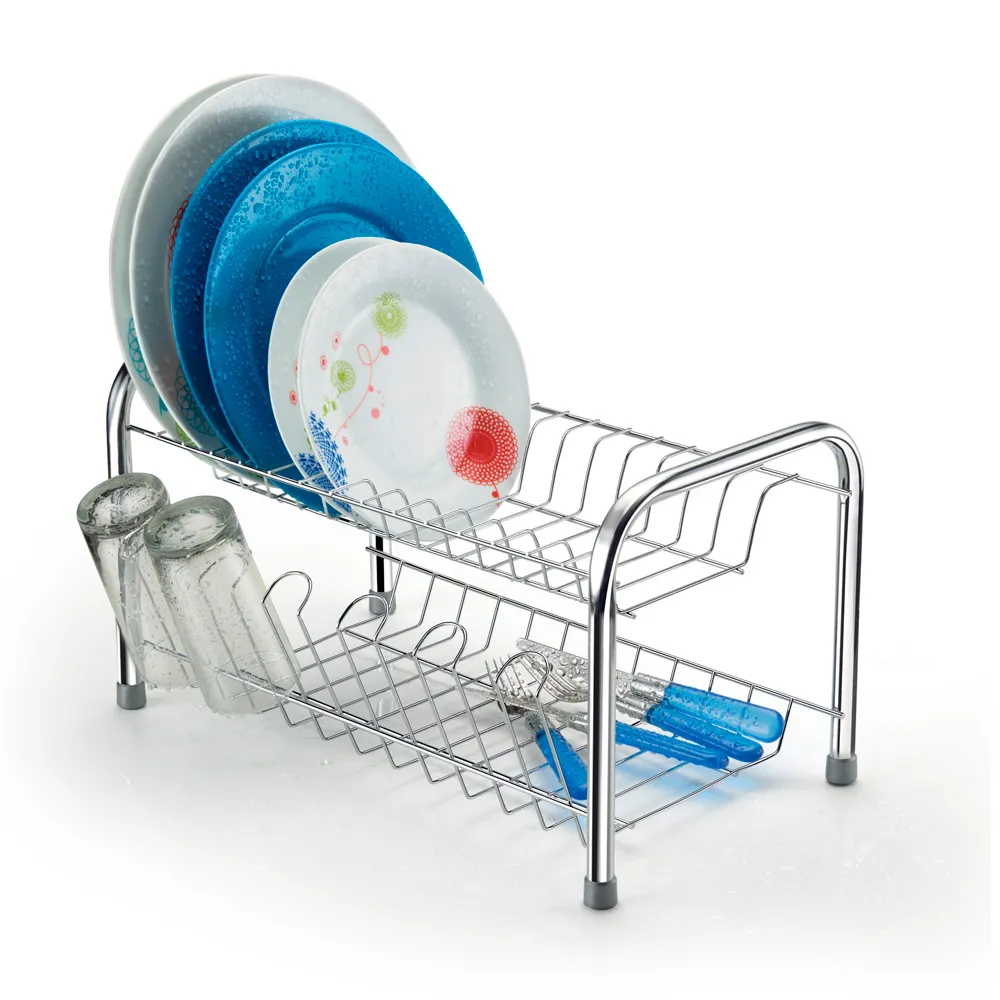 imagem de Escorredor Berço Com Porta Copos Cromado