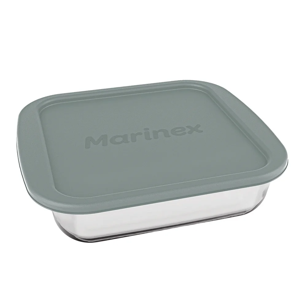 imagem de Assadeira Marinex Quadrada Com Tampa 1,8 Litros