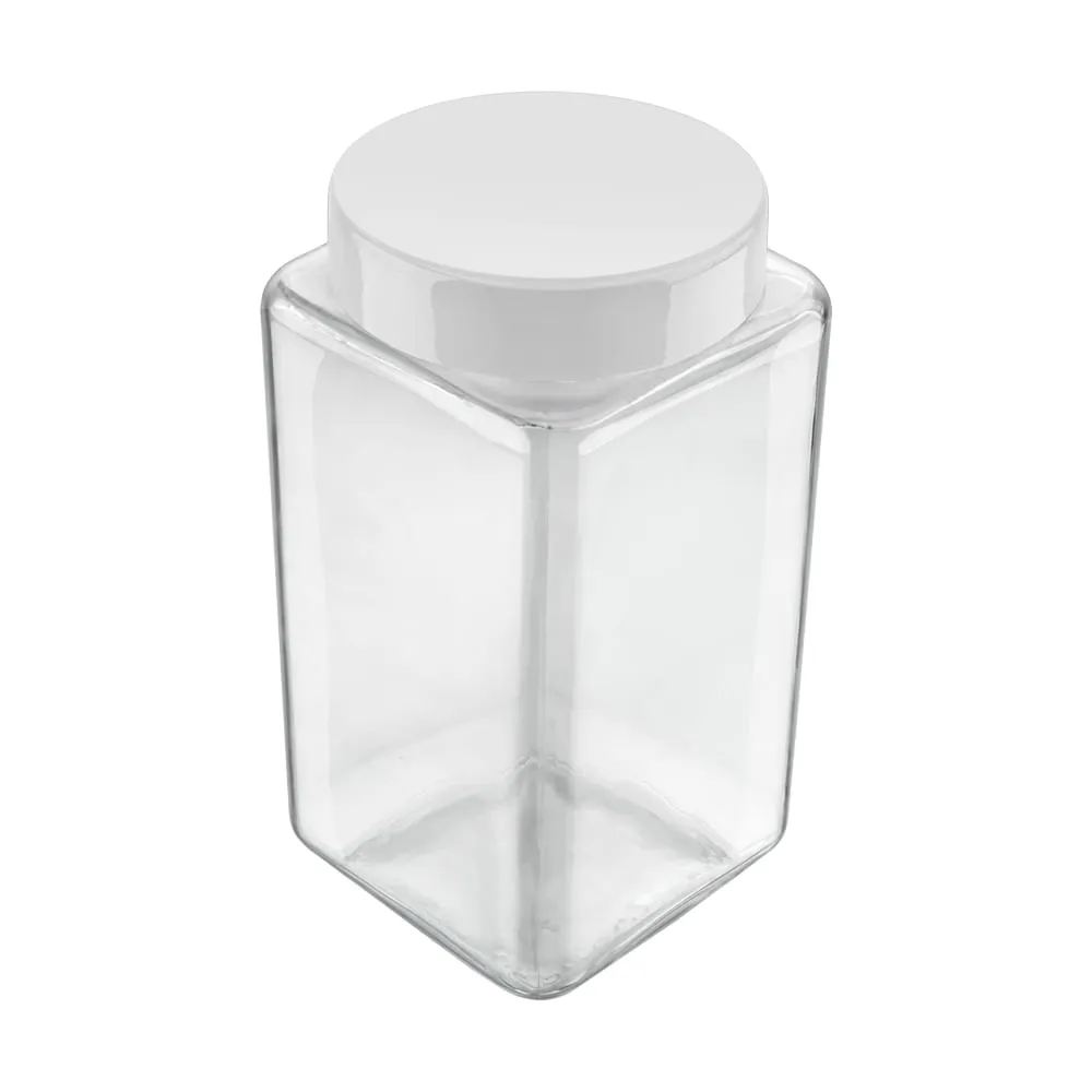 imagem de Pote de Vidro Quadrado 2,2 Litros