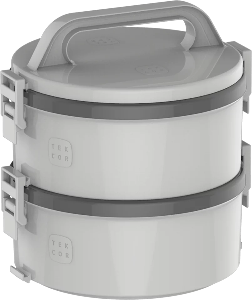 imagem de Termoprato Tekcor 1 Simples 1 Dupla Cinza