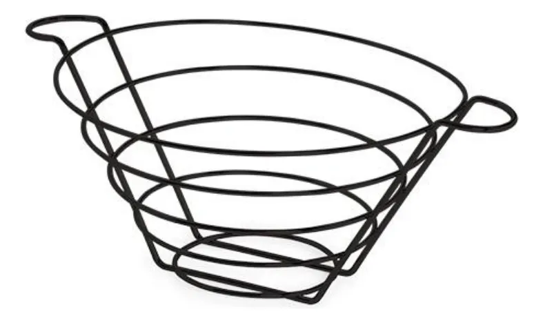 imagem de Fruteira Centro de Mesa Redondo Black