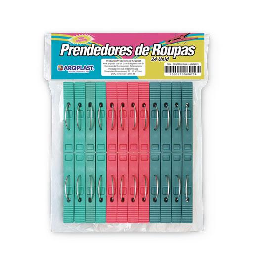 imagem de Prendedor Plastico Com 24 Unidades