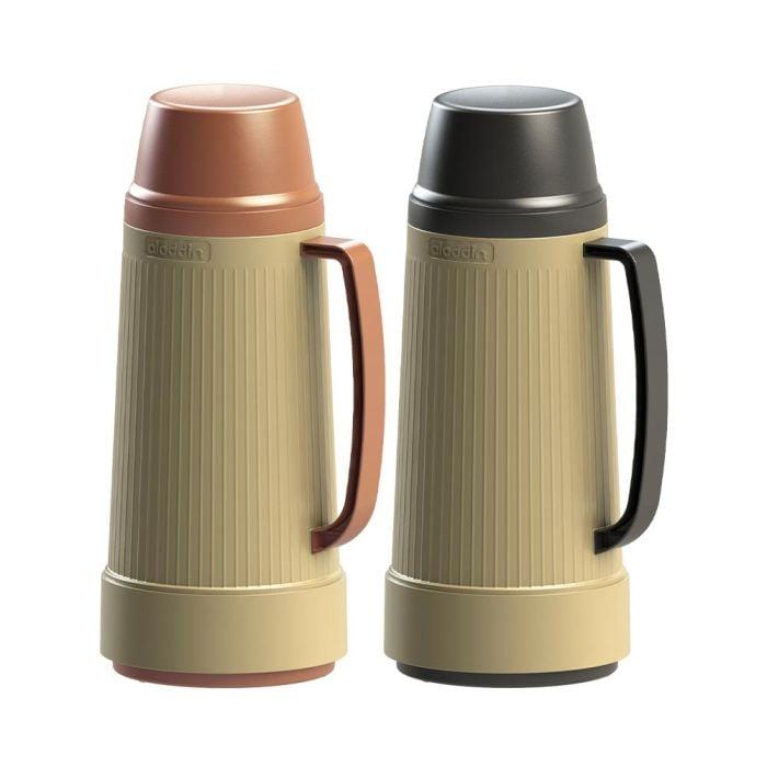 imagem de Garrafa Termica Ares 1 Litro Preta Caramelo