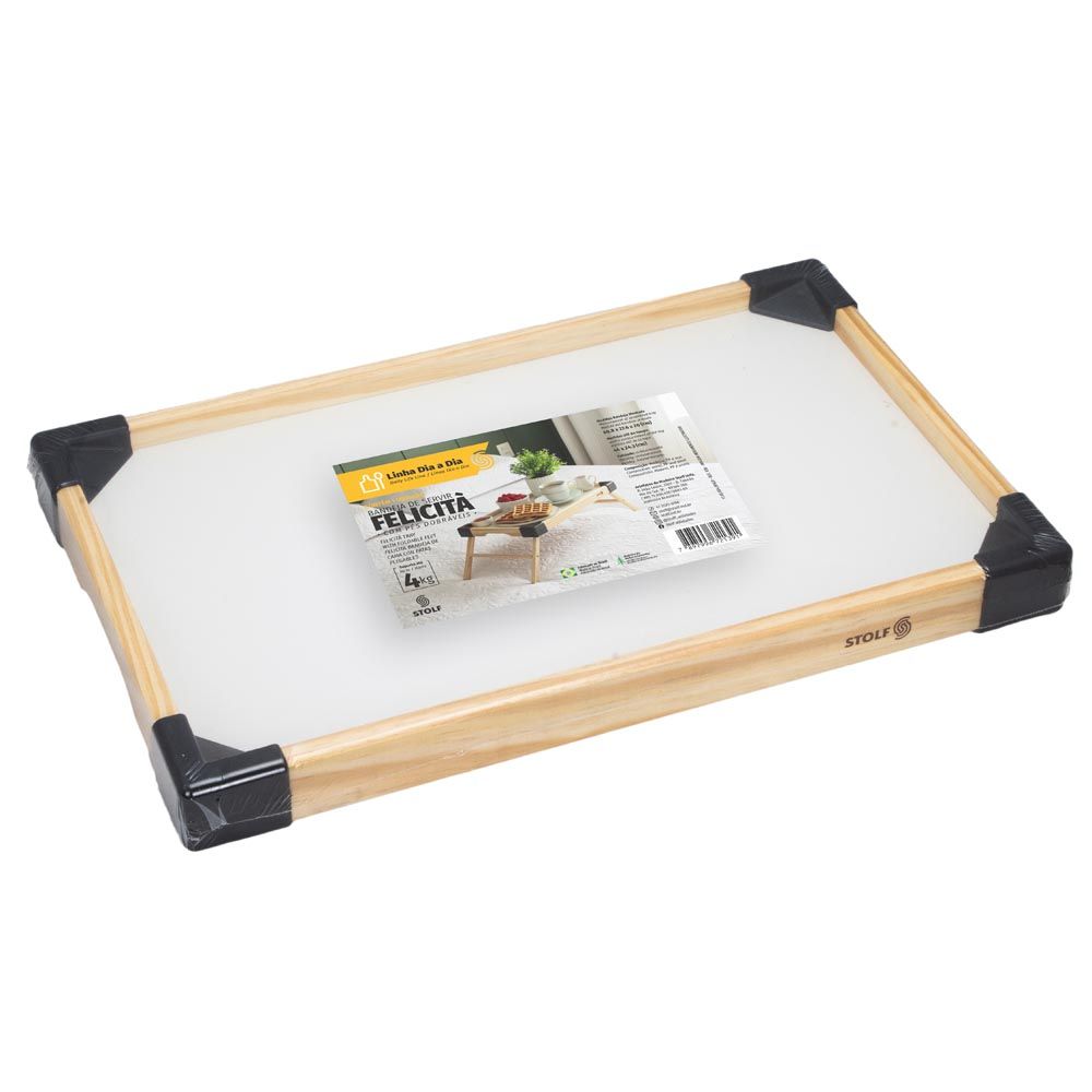 imagem de Bandeja de Servir Felicita Com Pes Dobraveis