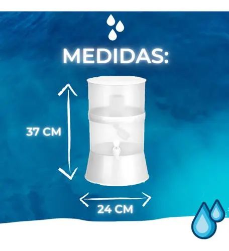 imagem de Filtro de Agua Compacto 7,5 Litros Branco