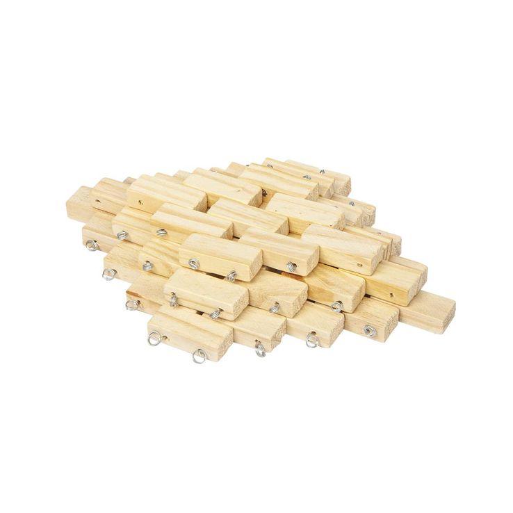 imagem de Esteira de Madeira Com 3 Pecas