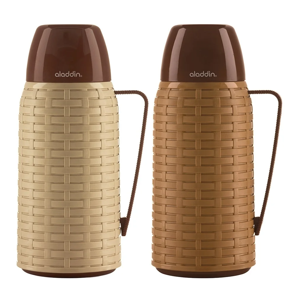 imagem de Garrafa Termica Rattan 1 Litro Caramelo