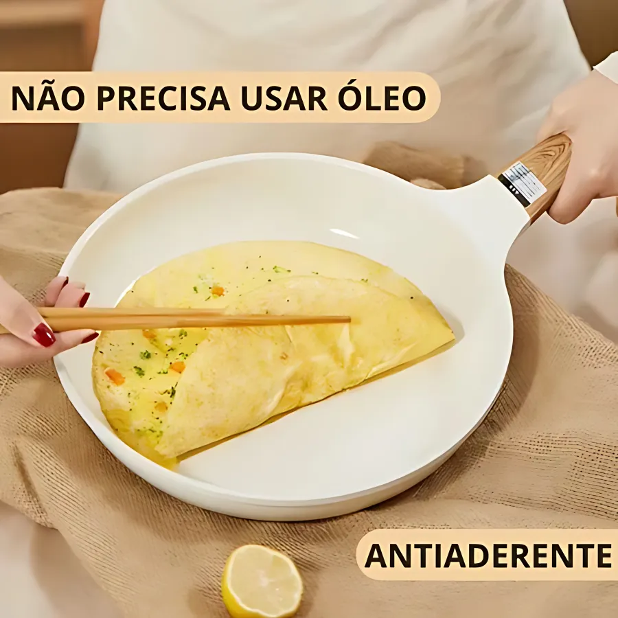 imagem de Frigideira de Ceramica Inducao Granito 20 Cm