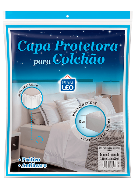 imagem de Capa Para Colchao Slip Elastico Tnt Casal
