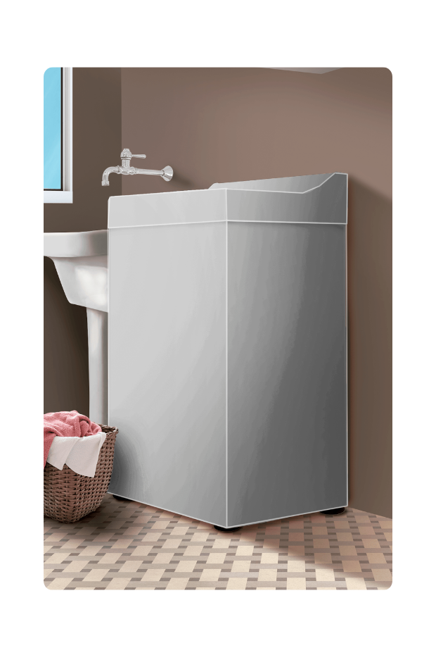 imagem de Capa Para Maquina de Lavar Flanelada Lisa Gg