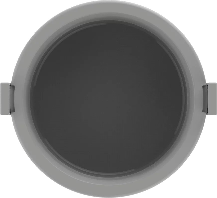 imagem de Termoprato Tekcor 1 Simples 1 Dupla 1 Tripla Cinza